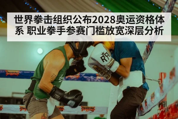 世界拳击组织公布2028奥运资格体系 职业拳手参赛门槛放宽深层分析
